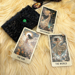DPEHAKMK card closeup showcases ethereal floral artwork