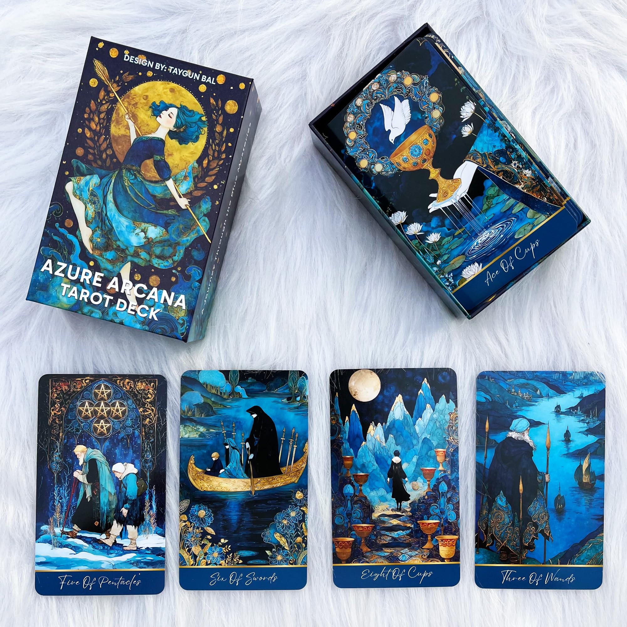 DPEHAKMK Azure Arcana compact card size for easy handling and portability.