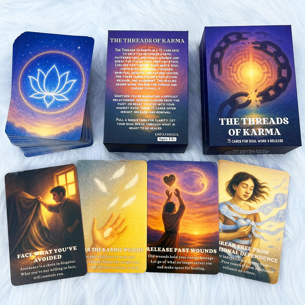 DPEHAKMK Karmic Healing Deck Cards: a versatile tool for shadow work and daily reflection.