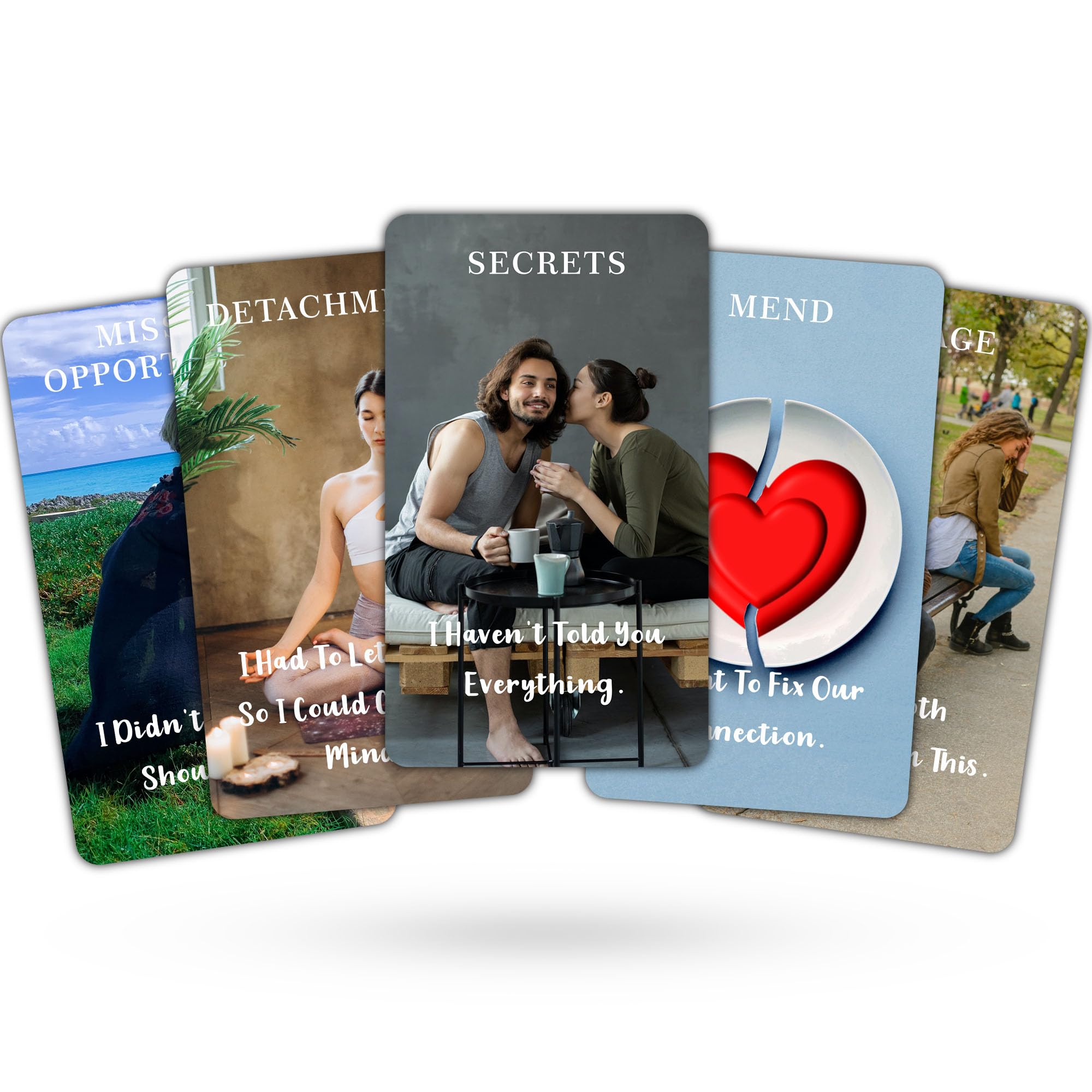 DPEHAKMK Message of Love oracle cards spread on table for readings with loved ones.