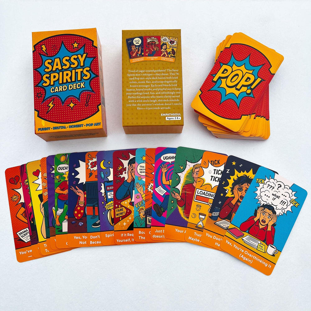 Gift-ready boxed packaging perfect for spiritual friends and fans.