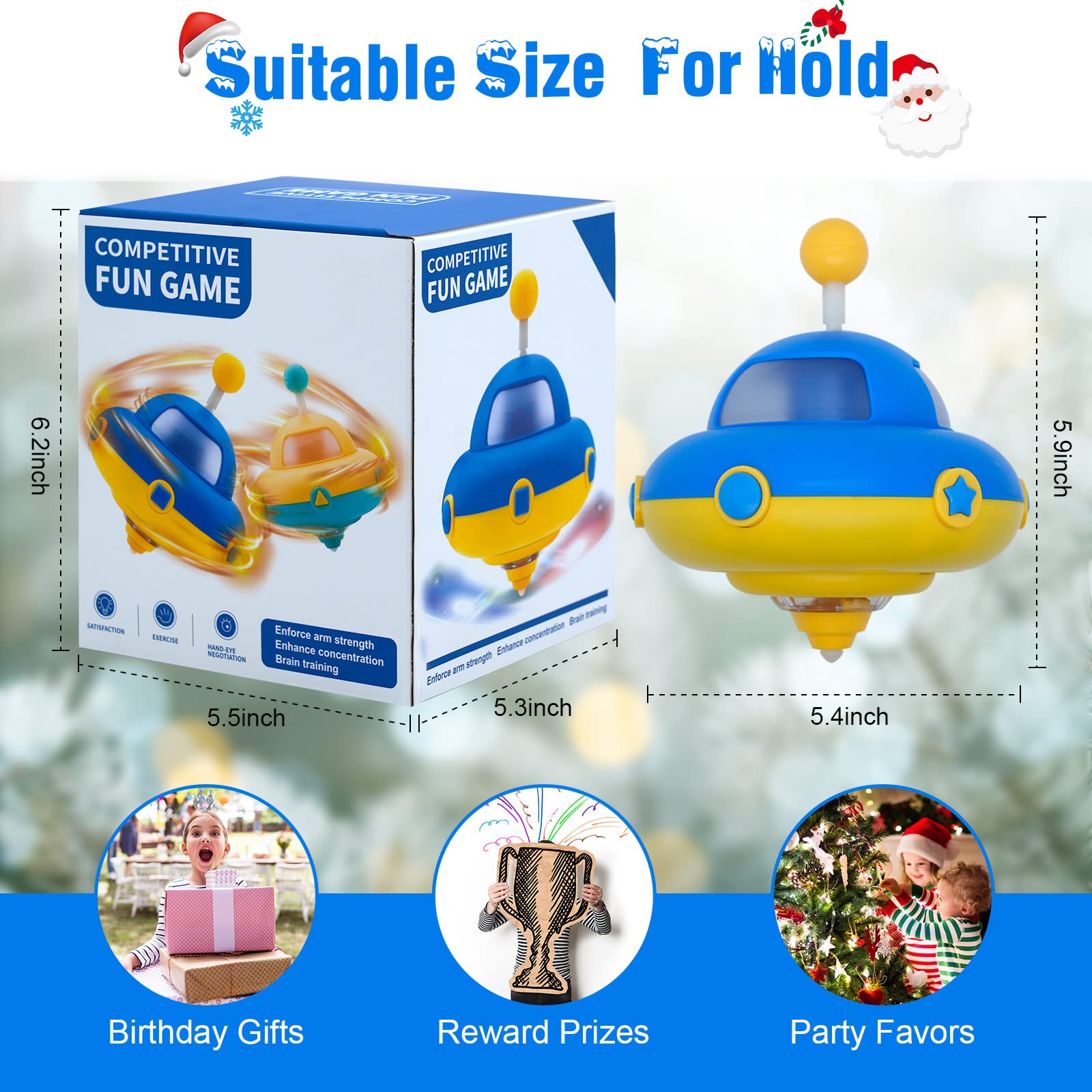 DPTOYZ birthday gift top provides engaging entertainment for kids and party guests.