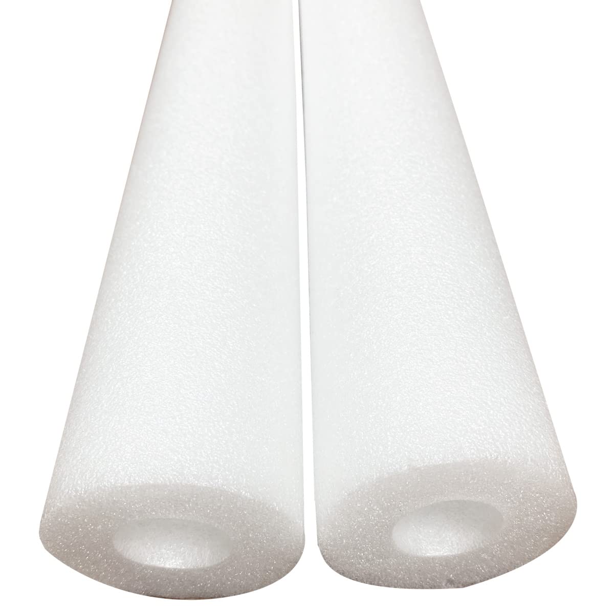 DQFAQYY Pool Noodle 46inch White Two-Pack for family pool play and DIY projects
