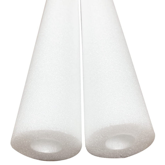 DQFAQYY Pool Noodle 46inch White Two-Pack for family pool play and DIY projects