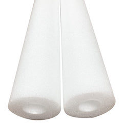 DQFAQYY Pool Noodle 46inch White Two-Pack for family pool play and DIY projects