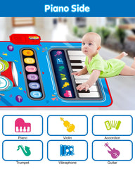 DQMOON toddler six-sounds piano-drum setup supports rhythm discovery