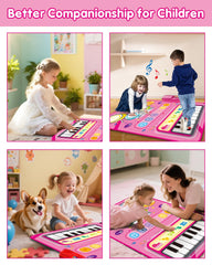 DQMOON musical mat twin-player mode supports parent-child bonding during music time.
