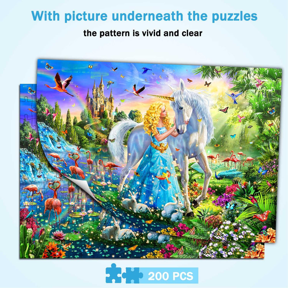 DQRRZ Castle Scene Puzzle: detailed castle setting sparks storytelling and problem solving.
