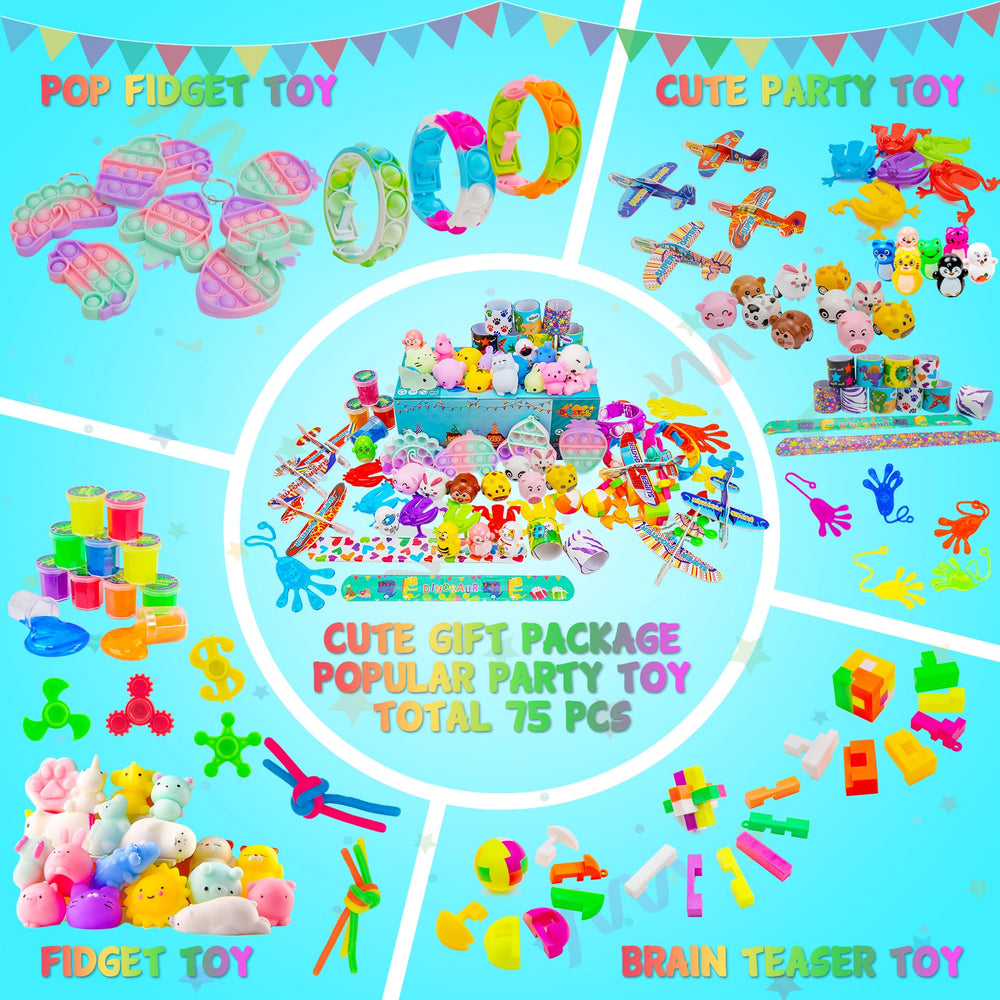 DQstar novelty-gyro-fingers colorful fidget for party prizes