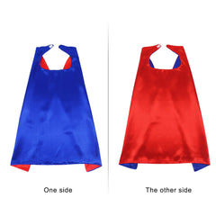 DQZ cape size 27.5 inches fits children ages 3 to 9 years.