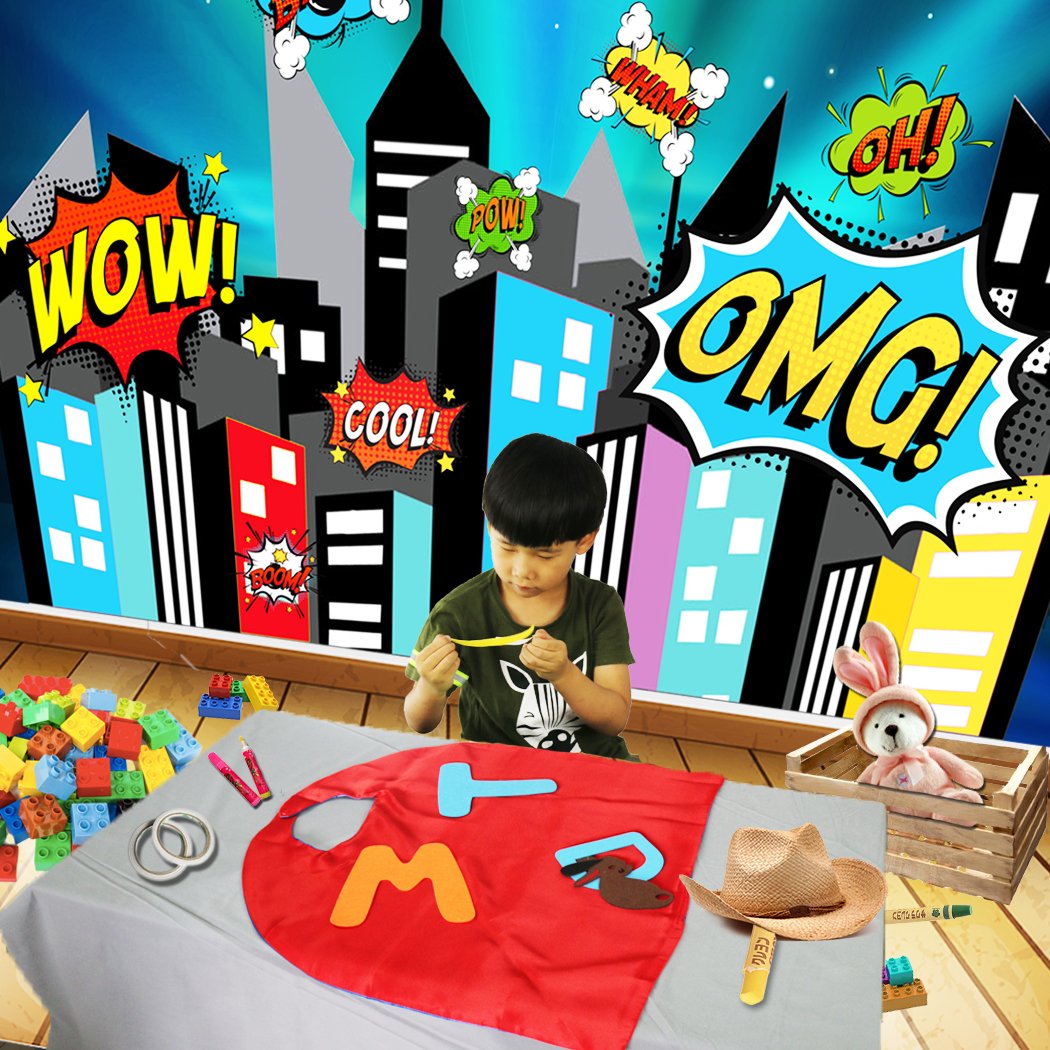 DQZ reversible satin cape pack lets kids switch looks instantly.