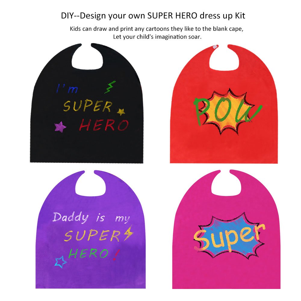 DQZ superhero mask in soft felt protects little faces comfortably.