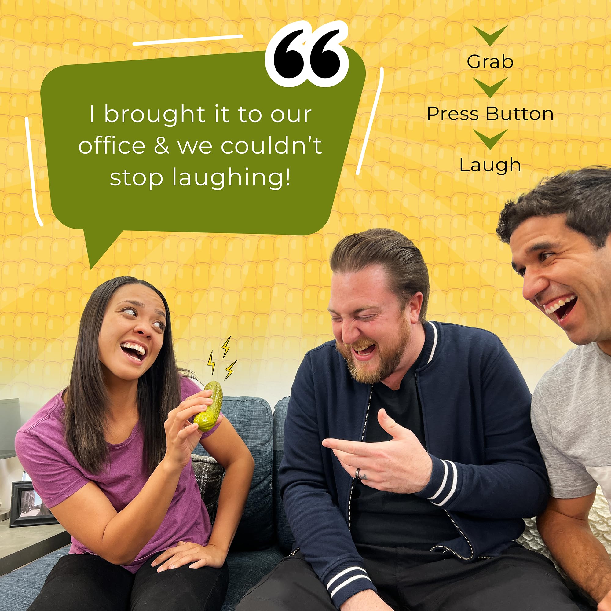 DR DINGUS Screaming Pickle family-night scene inspires playful energy.