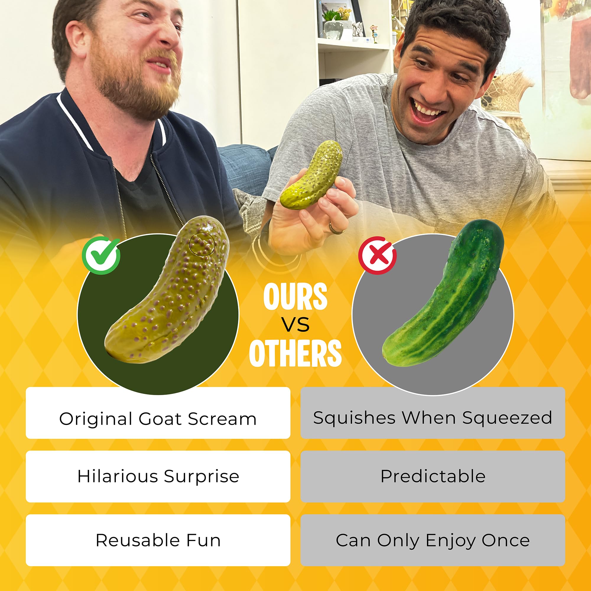 DR DINGUS Screaming Pickle gift-ready packaging sits as a quirky surprise.