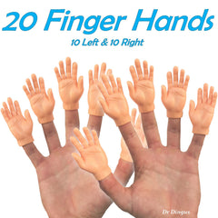 DR DINGUS tiny finger hands set shows detailed nails and texture