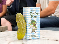 DR DINGUS Yodeling Pickle compact-size novelty that travels easily.
