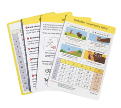 Dr. Moku mnemonic memory aids support kana learning.