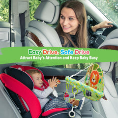 Dr.Rapeti Baby Car Seat Toy buckle setup on car seat