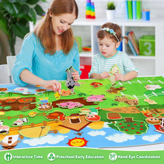 Dr.Rapeti kids enjoy hands-on play fostering hand-eye coordination.