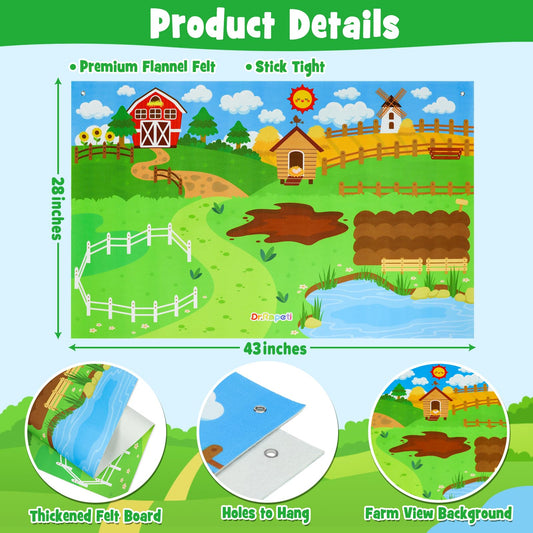 Dr.Rapeti pig, cow and cat pieces engage kids in animal recognition play.