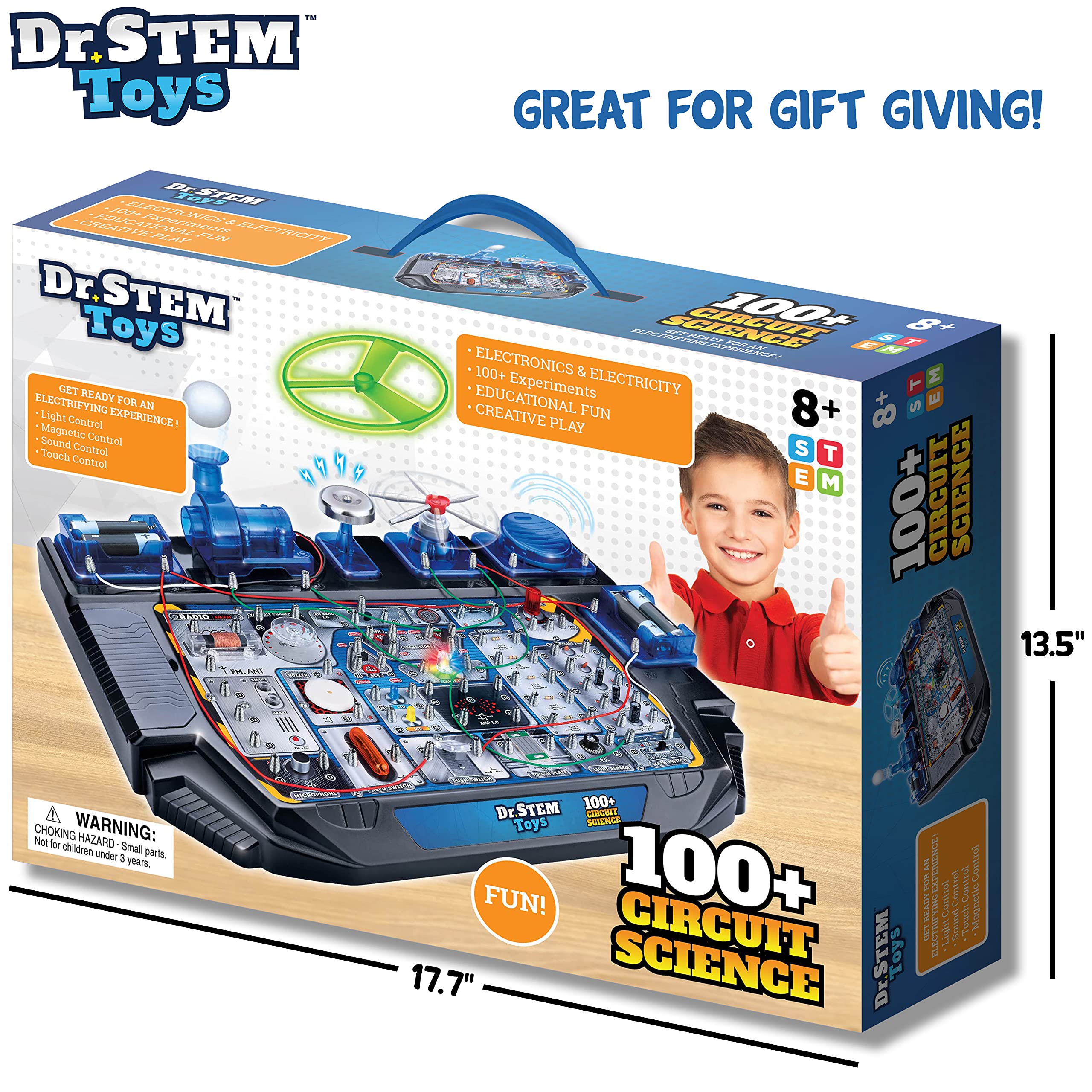 Dr. STEM Toys Circuit Science Kit – components close-up enabling hands-on learning.