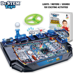 Dr. STEM Toys Circuit Science Kit – kids building circuits to foster problem solving.