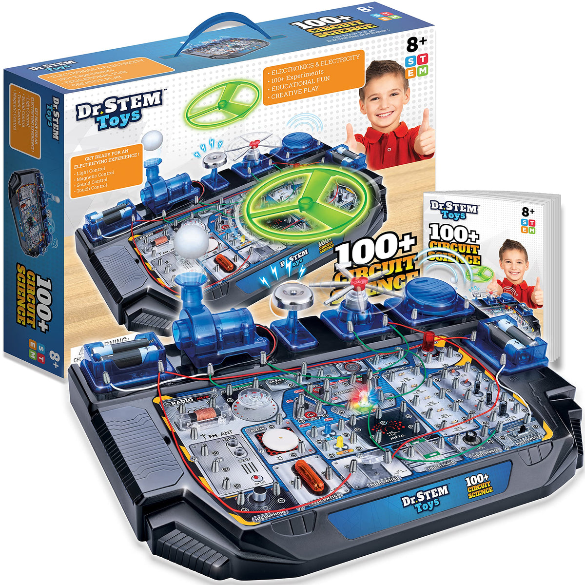 Dr. STEM Toys Circuit Science Kit – unboxing shows approachable electronics exploration for curious kids.