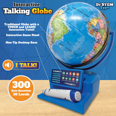 Dr. STEM Toys country facts read aloud to boost recall and listening.
