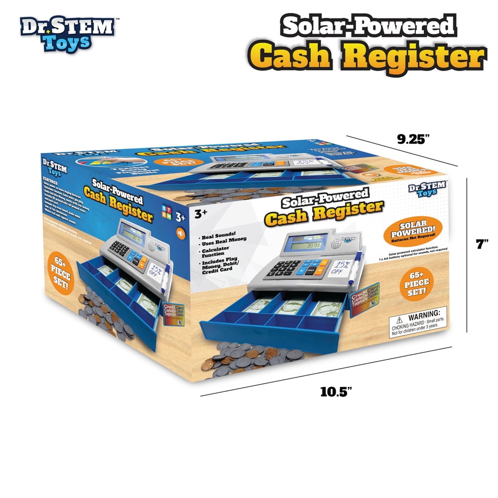 Dr. STEM Toys life-size pretend money bills for counting and change