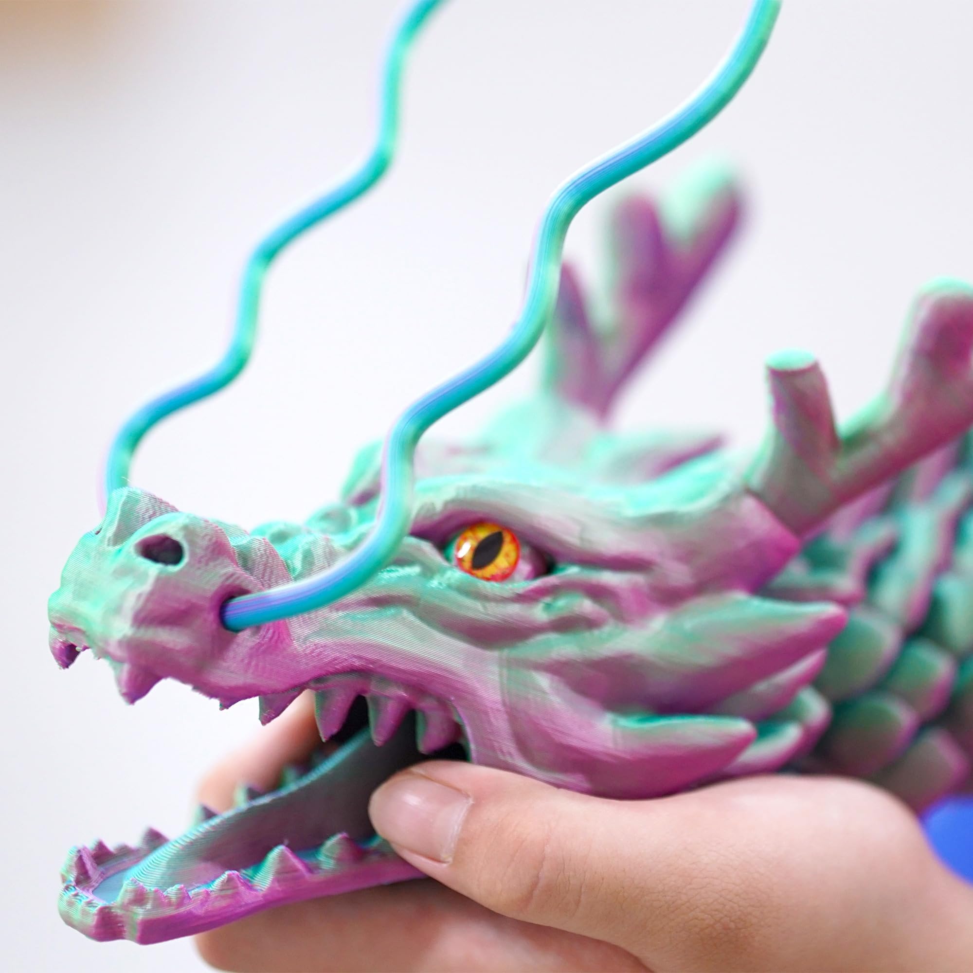 Dragon model 47-3inch glossy finish catches light from every angle