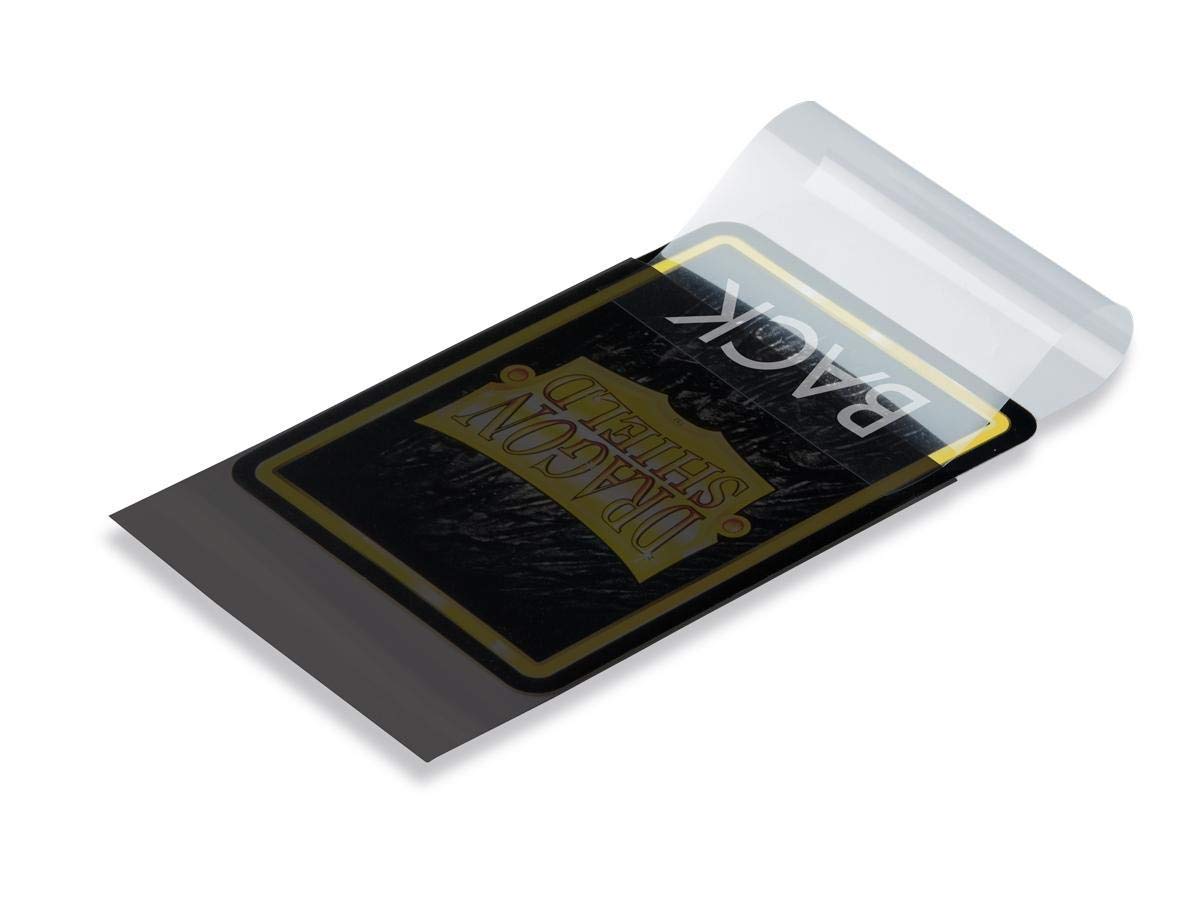 Dragon Shield box open reveals bulk pack setup with ten sleeves packs for organized storage