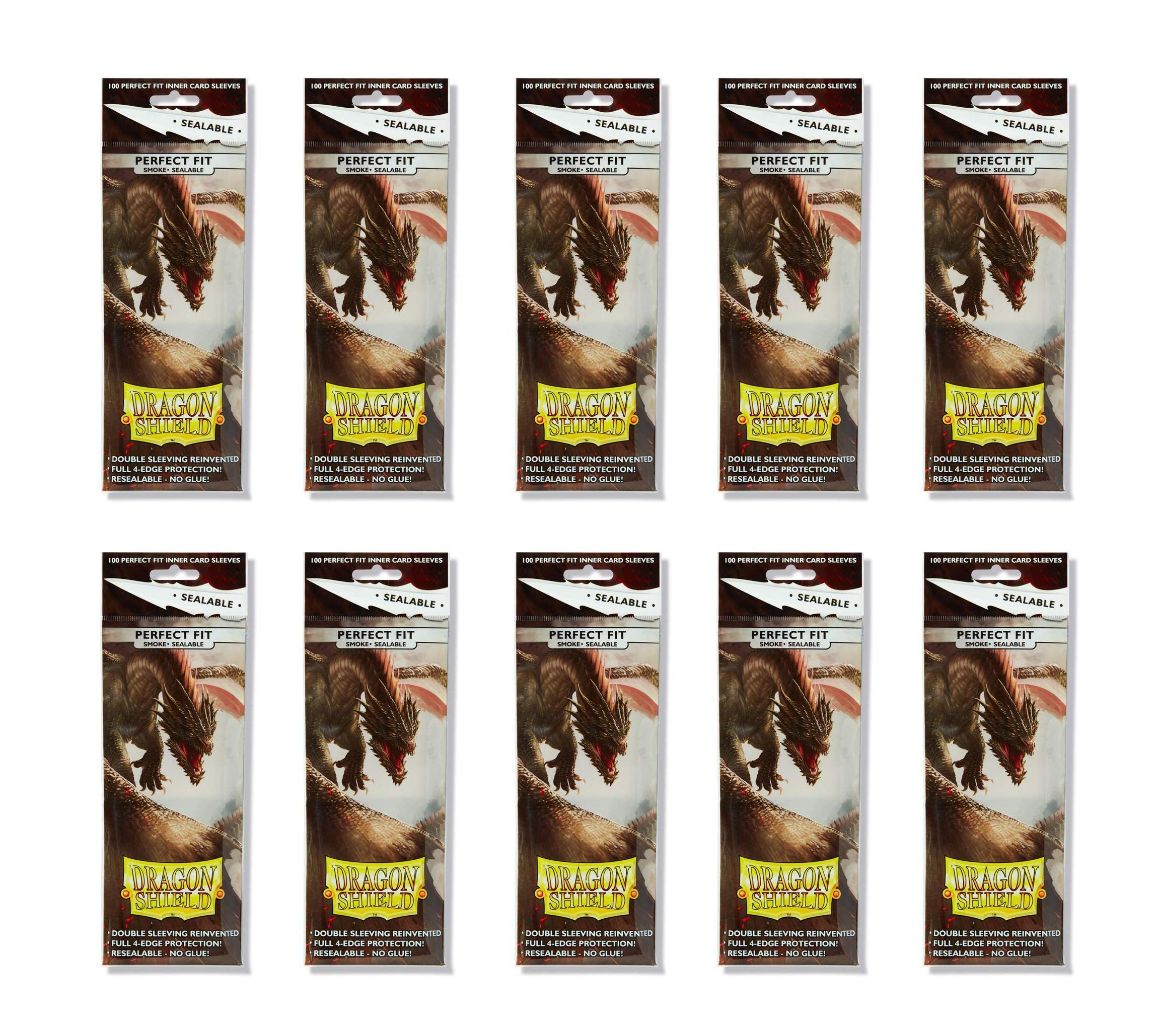 Dragon Shield smoke sleeves in hand highlight snug fit and easy handling during gameplay