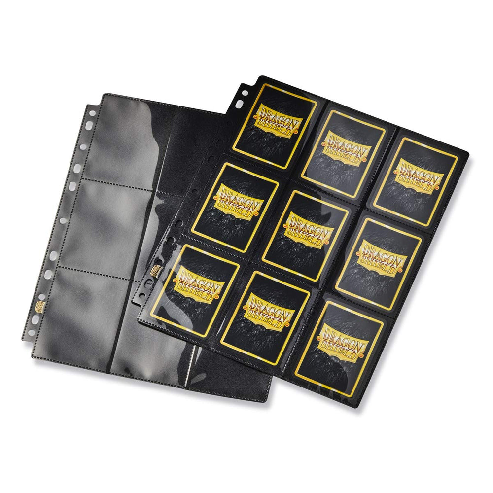 Dragon Shield Arcane Tinmen portfolio interior with sleeve-friendly pockets for easy access