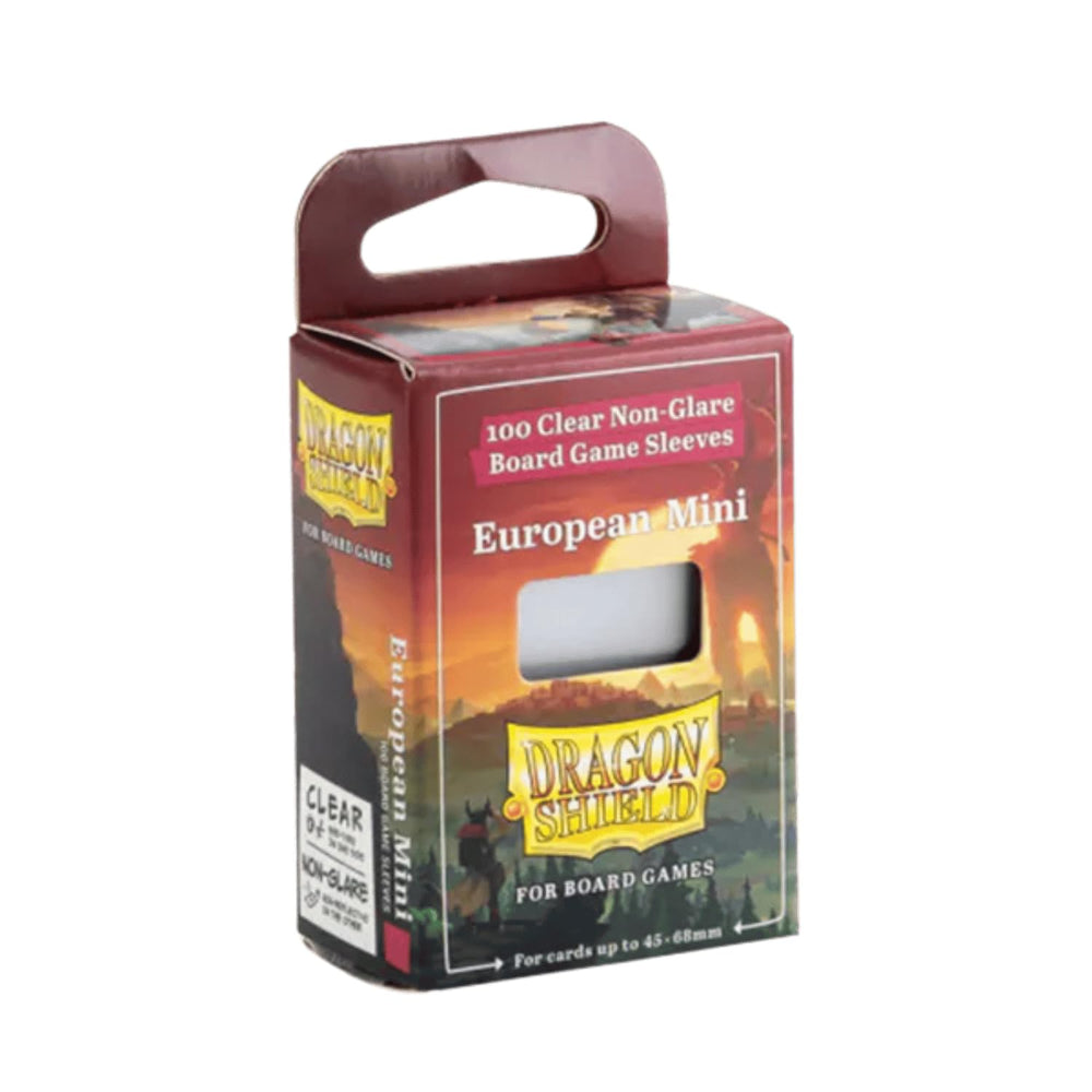 Dragon Shield board game sleeves with non-glare surface for clear visibility and protection.