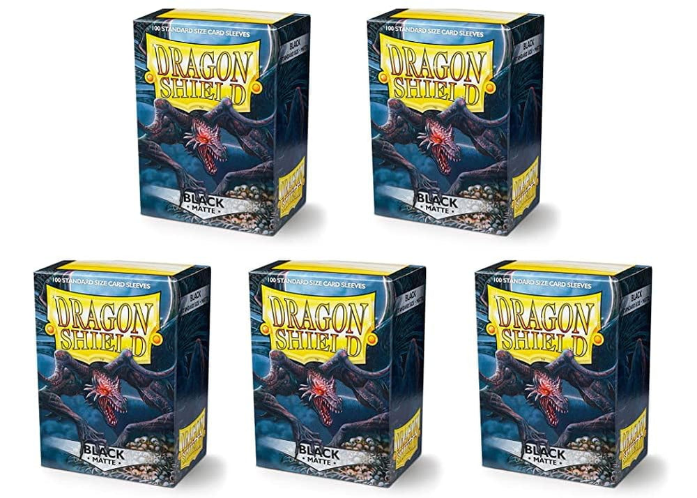 Dragon Shield card sleeves storage box, fits 75+ cards with sleeves.