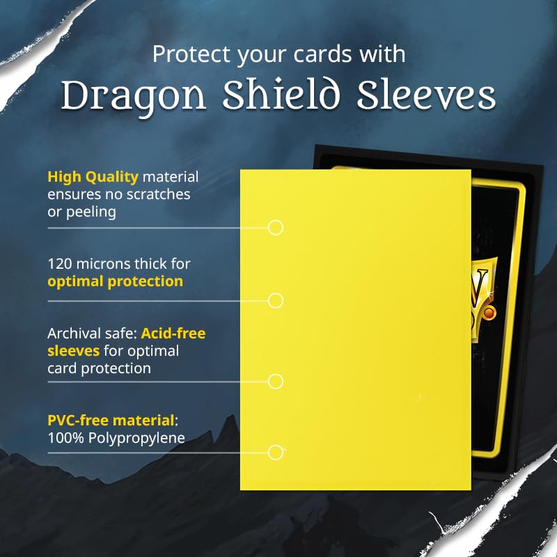 Dragon Shield compatible with Pokémon, Flesh and Blood, One Piece, and Magic The Gathering.