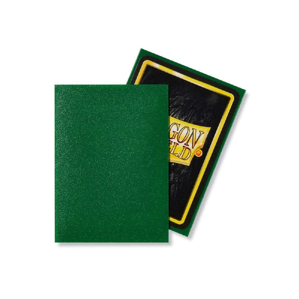 Dragon Shield Emerald Matte sleeves in pack keep 100 cards organized and ready for tournaments.