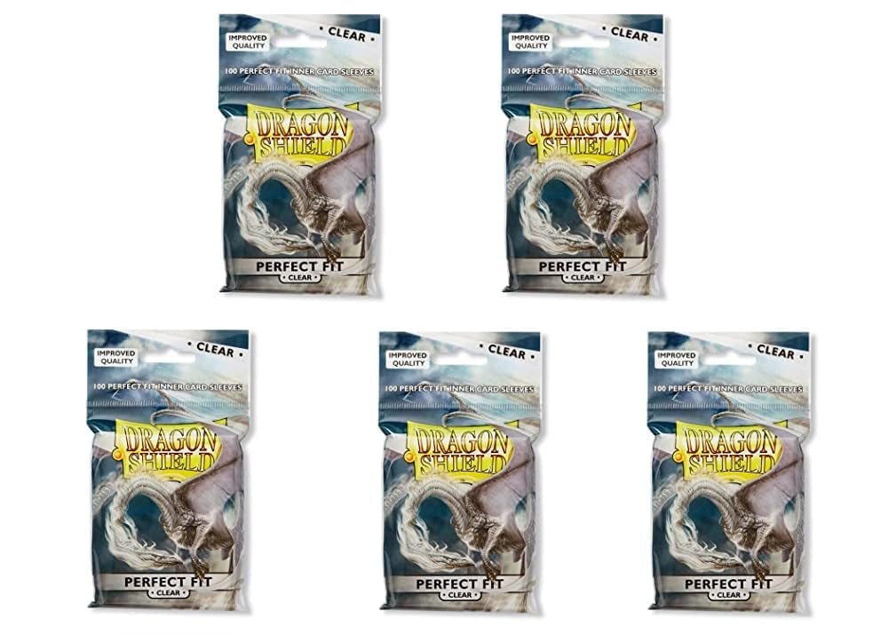 Dragon Shield Inner Sleeve Clear use in tournament setup protected cards during play.