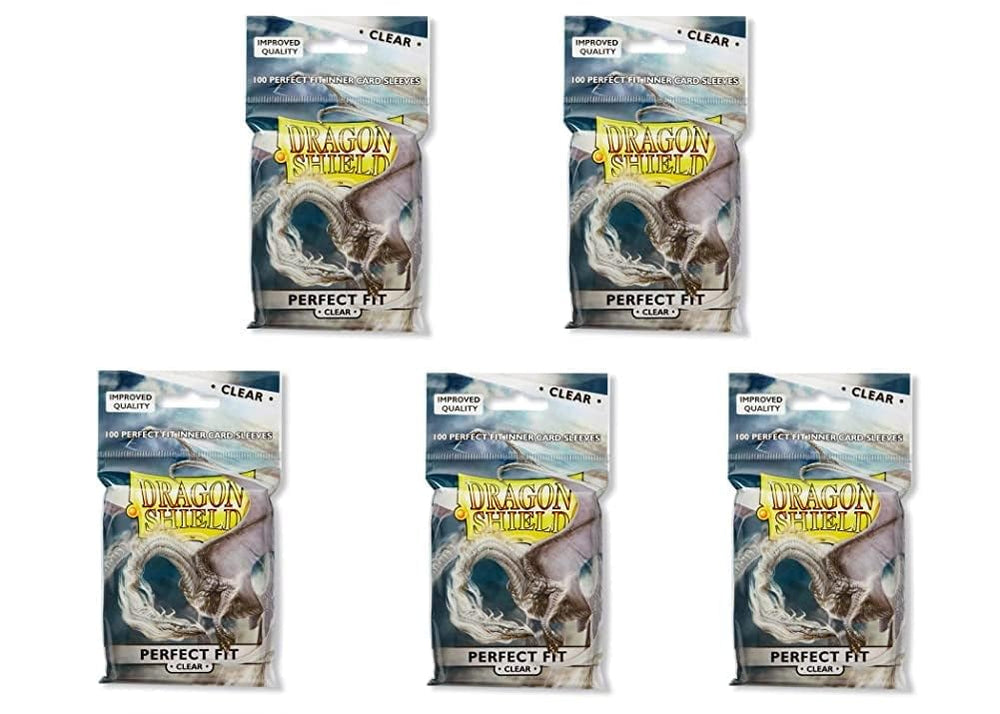 Dragon Shield Inner Sleeve Clear use in tournament setup protected cards during play.