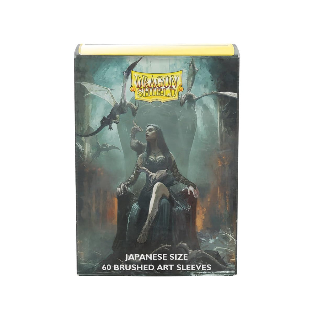 Dragon Shield Japanese size card fit sleeves hold cards up to 59 by 86 mm.