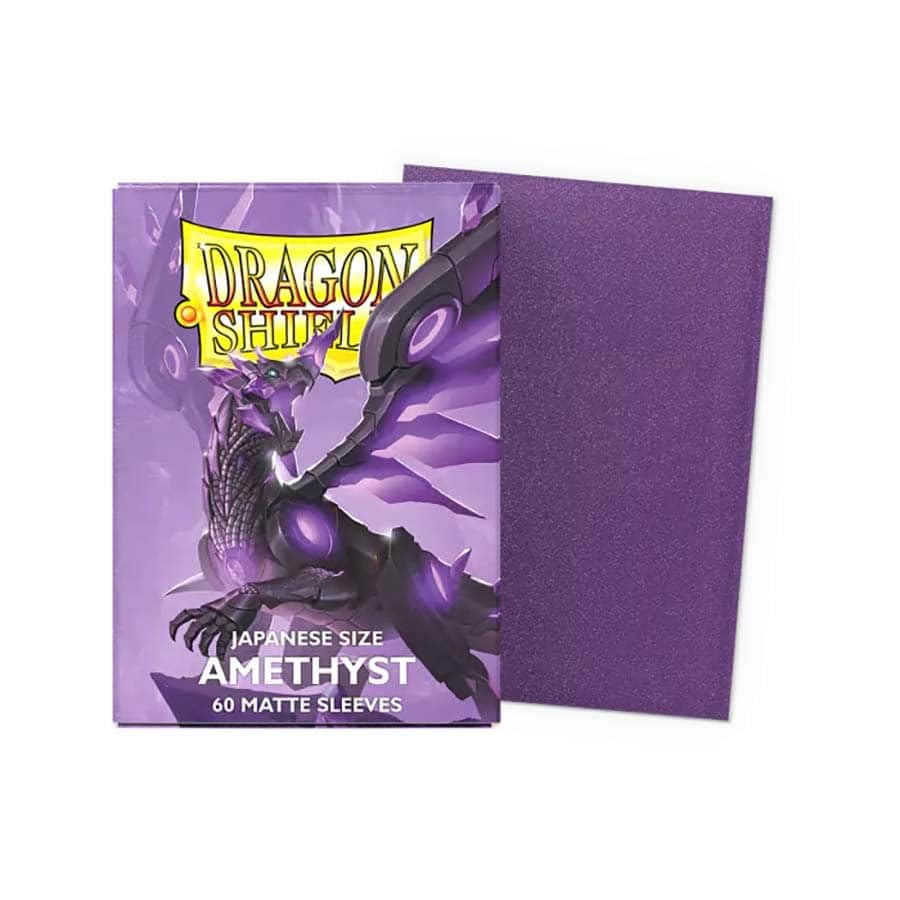 Dragon Shield Japanese size card sleeves 60ct front view with smooth matte finish for smooth shuffles.