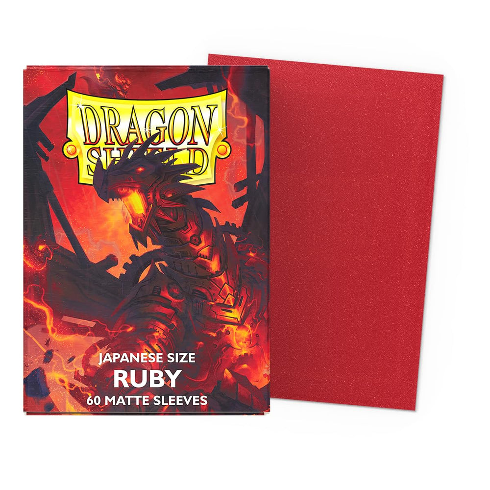 Dragon Shield Japanese Size matte sleeve offers smooth shuffling and confident handling.