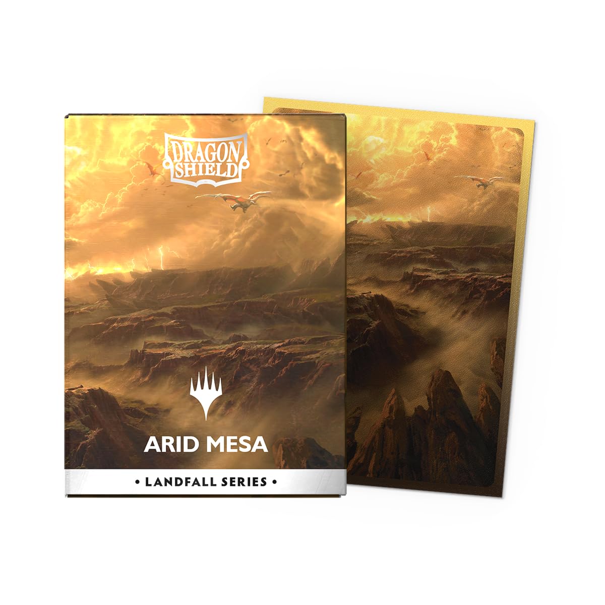Dragon Shield Matte Dual Art Sleeves feature textured backs for smoother shuffling and handling