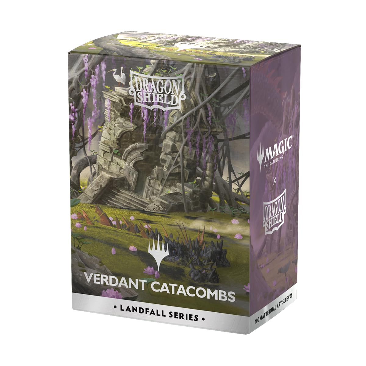 Dragon Shield matte dual art sleeves with Verdant Catacomb art for premium protection.