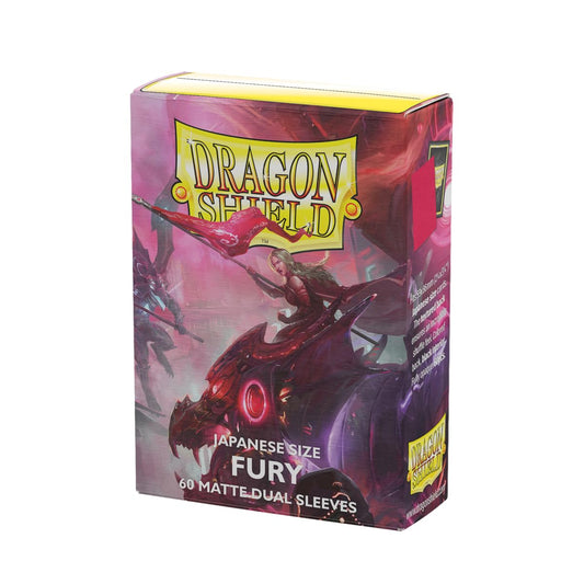Dragon Shield matte dual Japanese size 60ct pack protects Japanese-size cards for organized play.