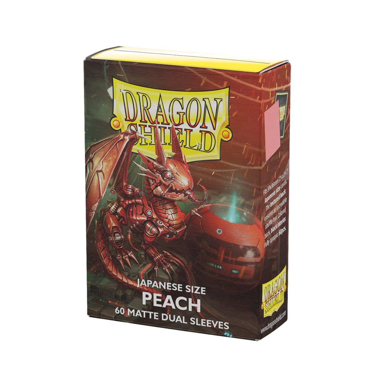 Dragon Shield matte dual Japanese-size sleeves protect Yu-Gi-Oh cards with premium feel.