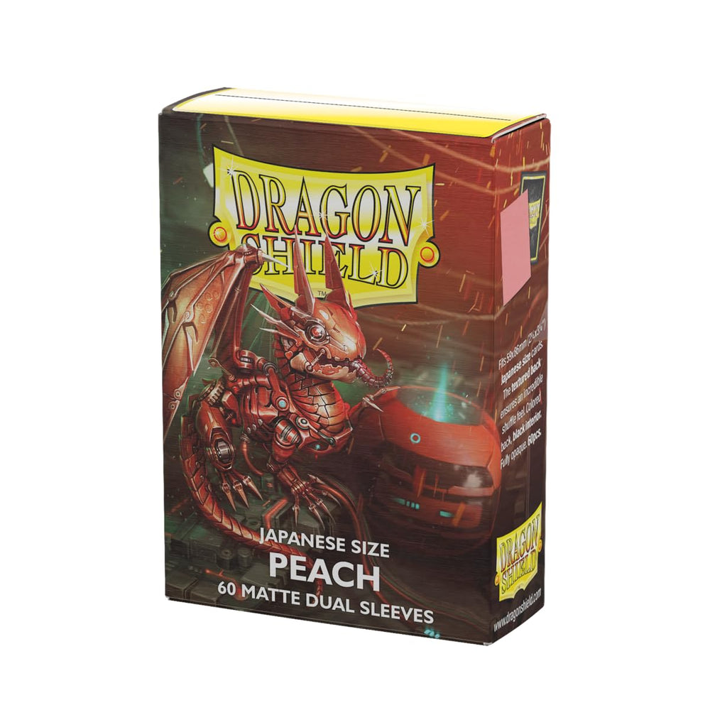 Dragon Shield matte dual Japanese-size sleeves protect Yu-Gi-Oh cards with premium feel.