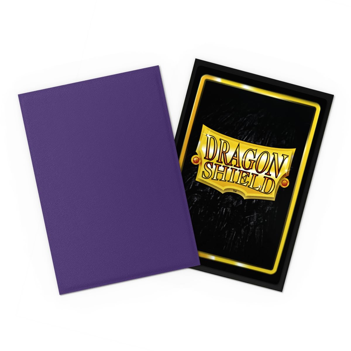Dragon Shield Matte Dual sleeves stacked with cards, highlighting archival-safe protection