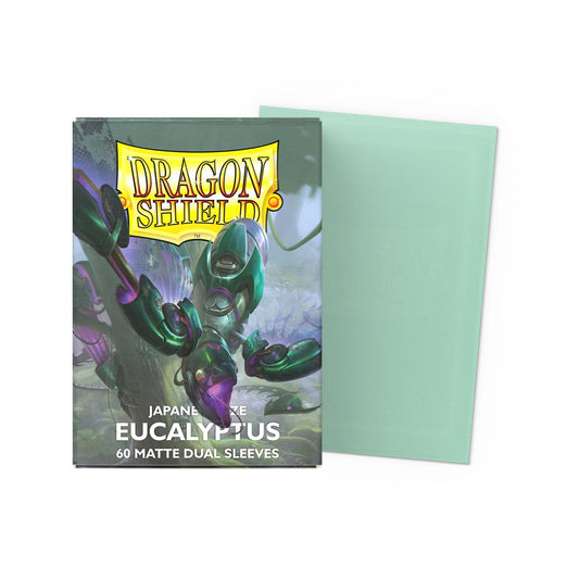 Dragon Shield Matte Dual sleeves on deck during setup for a clean layout