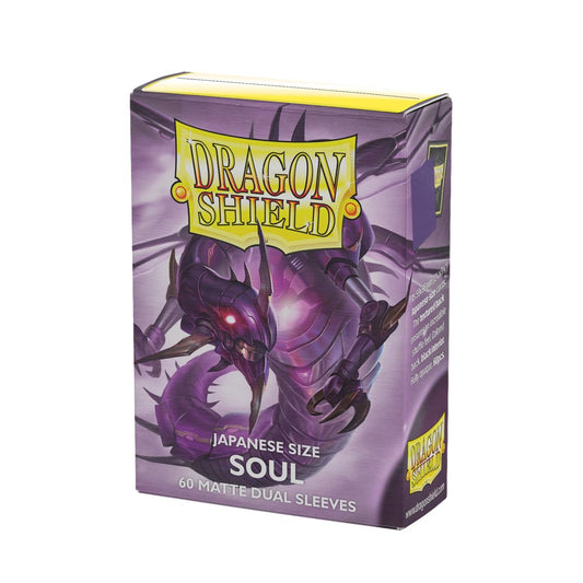 Dragon Shield Matte Dual sleeves front view for Japanese-size cards, ready for tournament use